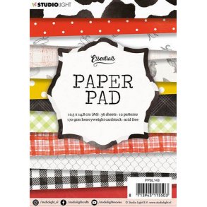 STUDIO LIGHT PAPER PAD A6 36 ARK PPSL143