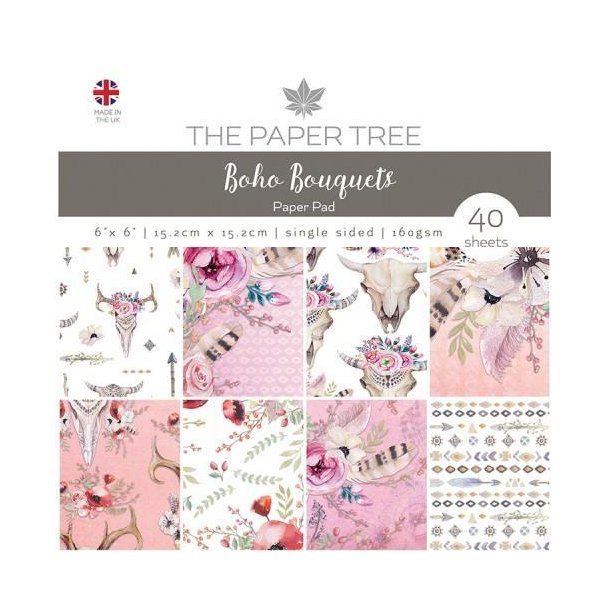 Paper Tree Paperpad - Boho Bouquets - PTC1016