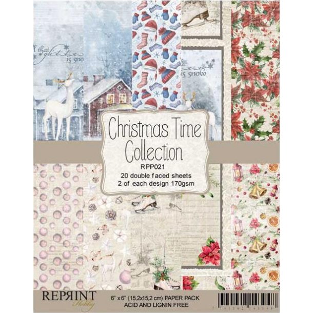 REPRINT Paperpack 15x15 RPP021- Christmas Time