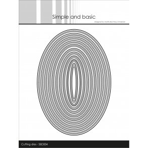 Simple and Basic - SBD004 - Double Pierced Oval