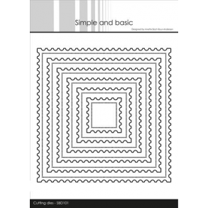 Simple and Basic - SBD101 - Stamp - Square