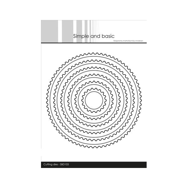 Simple and Basic - SBD103 - Stamp - Round