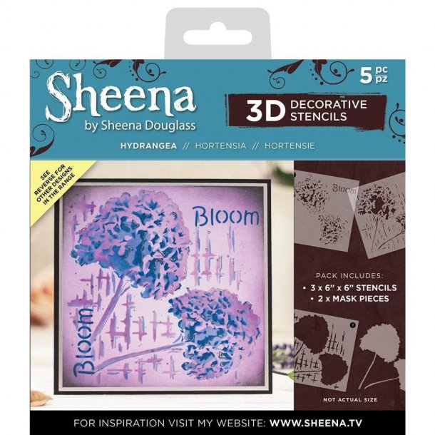 Sheena Douglas 3D Mask Stencil - SD-STEN-3D-HYD