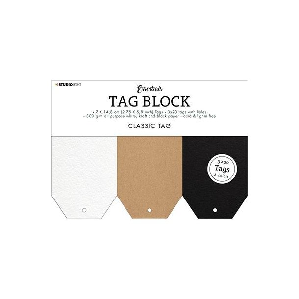 Studio Light Tag Block "Classic" SL-ES-TAGBL01