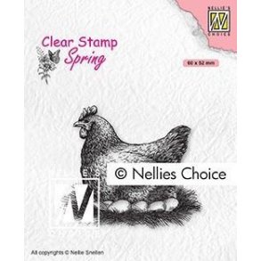 Nellie Snellen Stempel SPCS 019 - Mother Hen