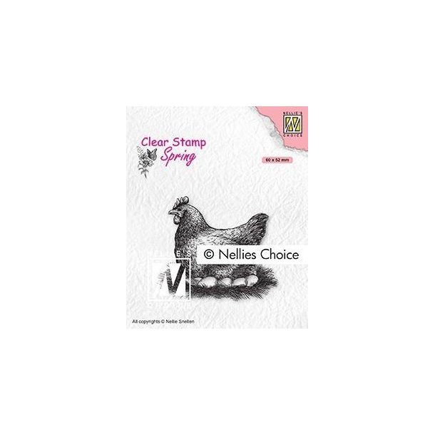 Nellie Snellen Stempel SPCS 019 - Mother Hen