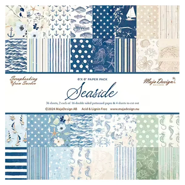 Maja Design Papirblok - Seaside - 6x6