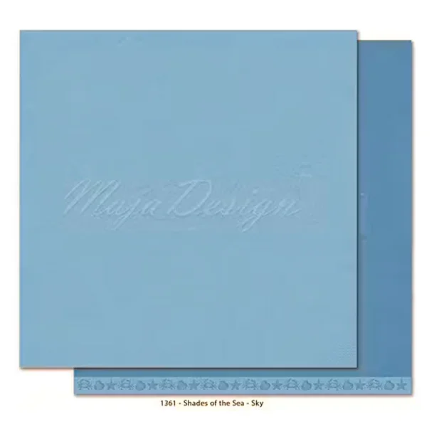 Maja Design Scrapbooking Ark - 1361 - Mono - Sea - Sky