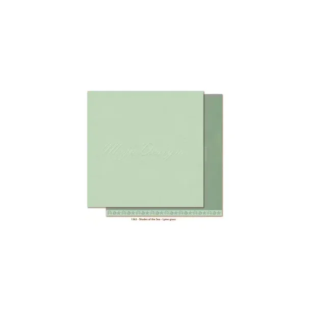 Maja Design Scrapbooking Ark - 1363 - Mono - Sea - Lime Grass