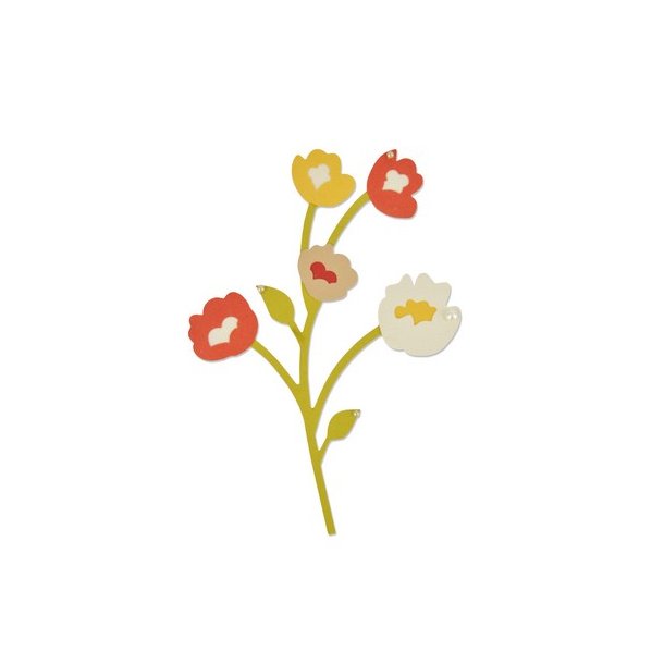 Sizzix Thinlits Die - 661291 - Fresh Freesia