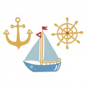 Sizzix Thinlits Die - 661165 - Ship Mates