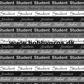 Student 14x28 cm Sort/Gr