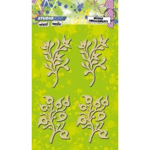 Studio Light Tr Pynt Mixed Media nr.01 WOODMM01