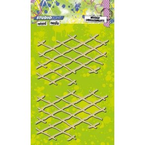 Studio Light Tr Pynt Mixed Media nr.03 WOODMM03