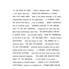 SA / Tim Holtz Cling Stamp - CMS409 - Tiny Text Halloween