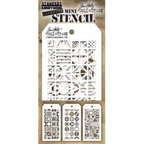 Tim Holtz Mini Stencil SET #41 TH-MST041