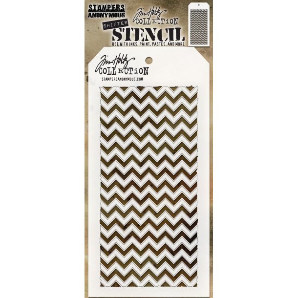 Tim Holtz Layered Stencil Shifter Chevron THS127