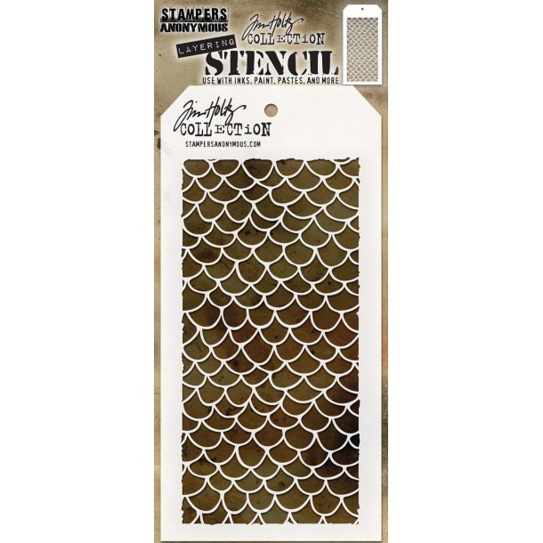 Tim Holtz Layered Stencil Scales TH-S140