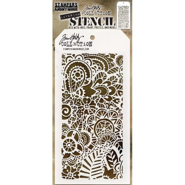 Tim Holtz Layered Stencil Doodle Art 2 TH-S142