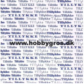 Tillykke 14x28 cm Bl
