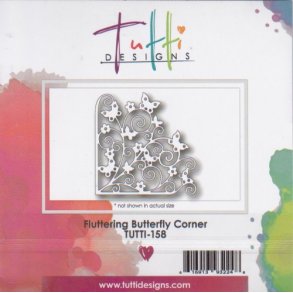 Tutti Dies 158 Fluttering Butterfly Corner