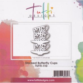 Tutti Dies 110 Stacked Butterfly Cups