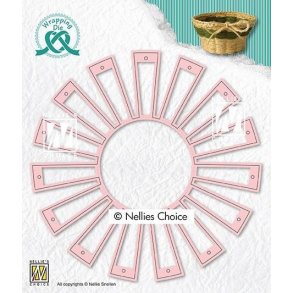 Nellie's WPD016 - Wrapping Dies - Easter Basket