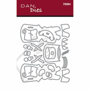 Dies Dan Garder med tromme - Stor 79394