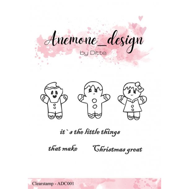 Anemone_design Clearstamp ADC001 - Happy Christmas
