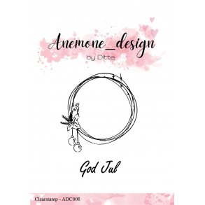 Anemone_design Clearstamp ADC008 - God Jul