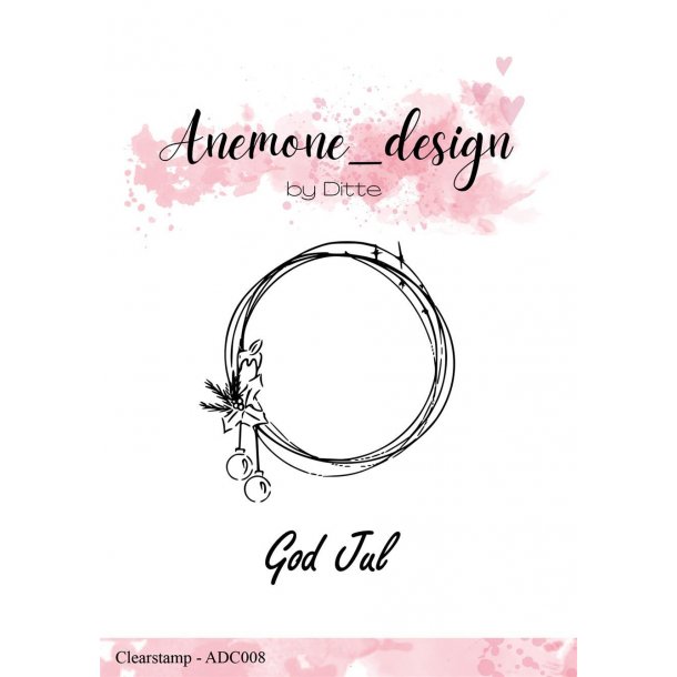 Anemone_design Clearstamp ADC008 - God Jul