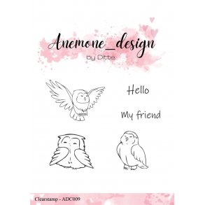 Anemone_design Clearstamp ADC009 - Owls