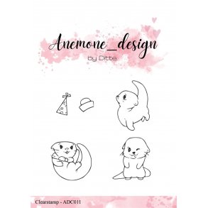 Anemone_design Clearstamp ADC011 - Otter-1