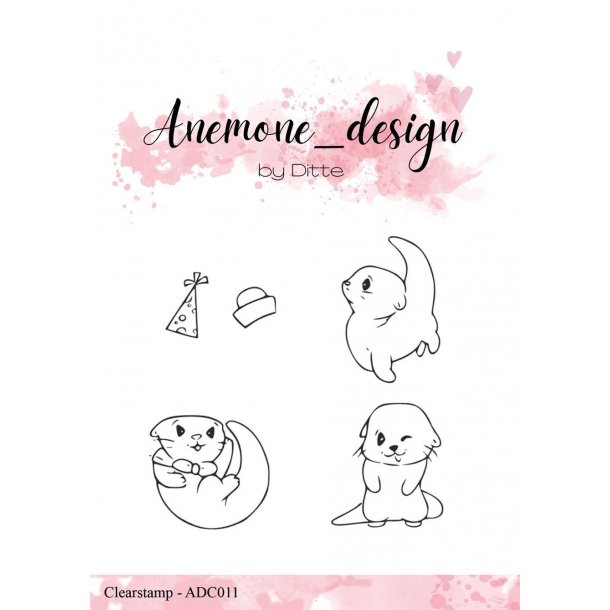 Anemone_design Clearstamp ADC011 - Otter-1