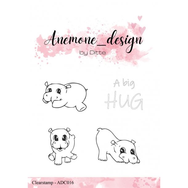 Anemone_design Clearstamp ADC016 - Hippos