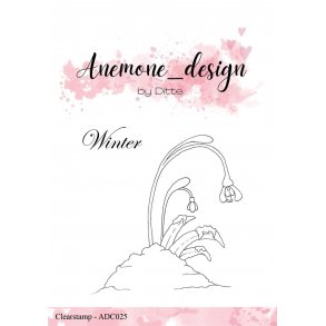 Anemone_design Clearstamp ADC025 - Flowers - Winter