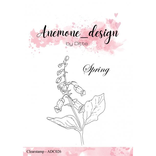 Anemone_design Clearstamp ADC026 - Flowers - Spring
