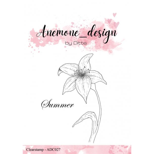 Anemone_design Clearstamp ADC027 - Flowers - Summer