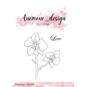 Anemone_design Clearstamp ADC030 - Flowers - Love