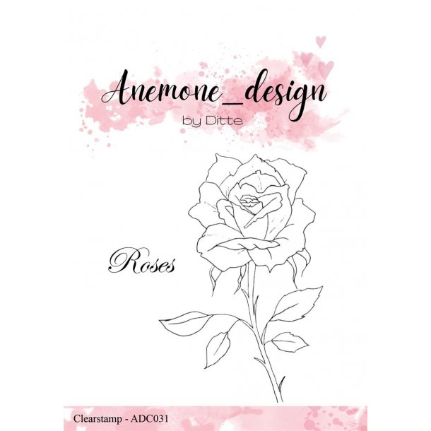 Anemone_design Clearstamp ADC031 - Flowers - Roses