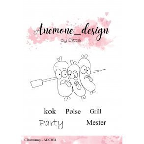 Anemone_design Clearstamp ADC034 - Grill Mester