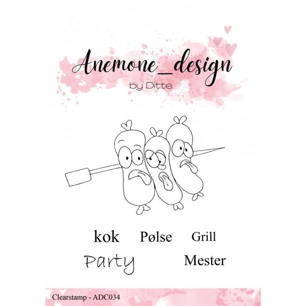 Anemone_design Clearstamp ADC034 - Grill Mester
