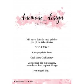 Anemone_design Clearstamp ADC040 - Tekster