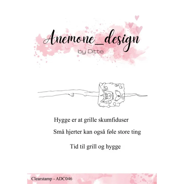 Anemone_design Clearstamp ADC046 - Marshmallow