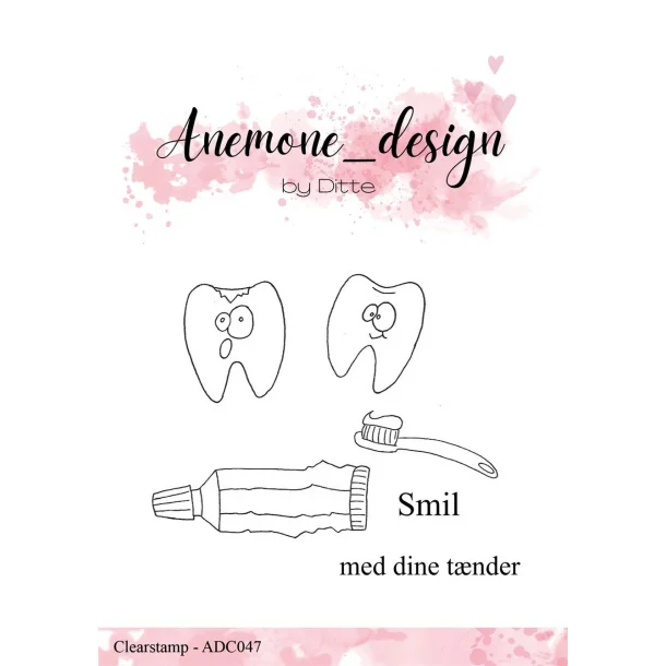 Anemone_design Clearstamp ADC047 - Teeths
