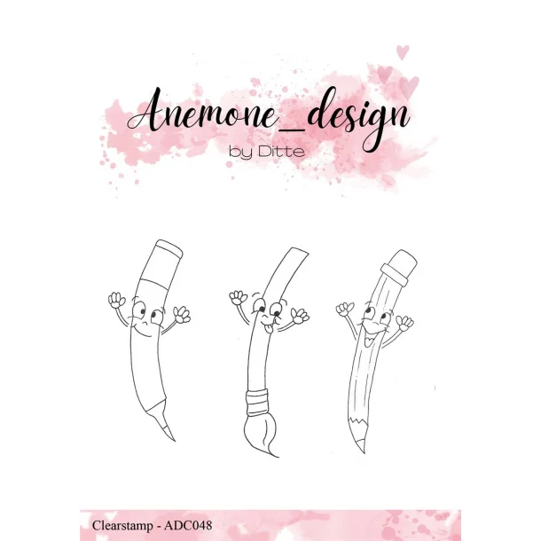 Anemone_design Clearstamp ADC048 - Pencils