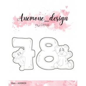 Anemone_design Dies ADD020 - Teddy Bear - 7 & 8