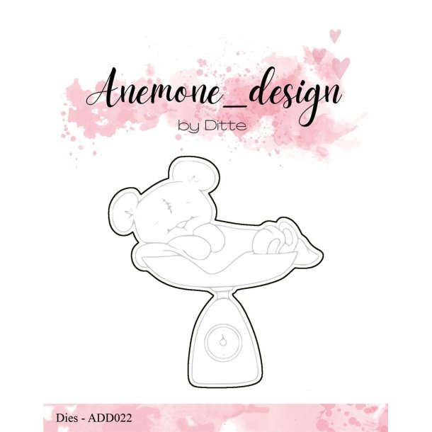 Anemone_design Dies ADD022 - Teddy Bear