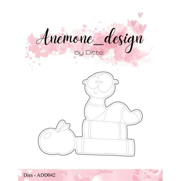 Anemone_design Dies ADD042 - Book Worm