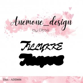 Anemone_design Dies ADD606 - Tillykke